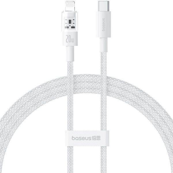 Baseus Cable Lightning to USB-C Gem Series 2.0m 20W White