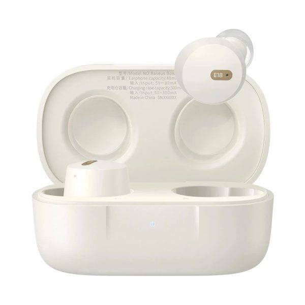 Baseus Headphones In Ear Beans TWS Bowie E18 White