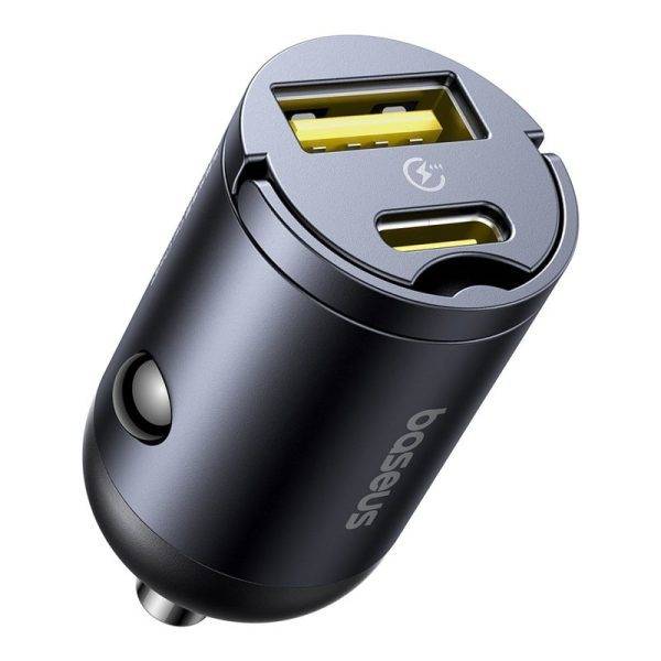 Baseus Tiny Star Car Charger 30W U+C Black