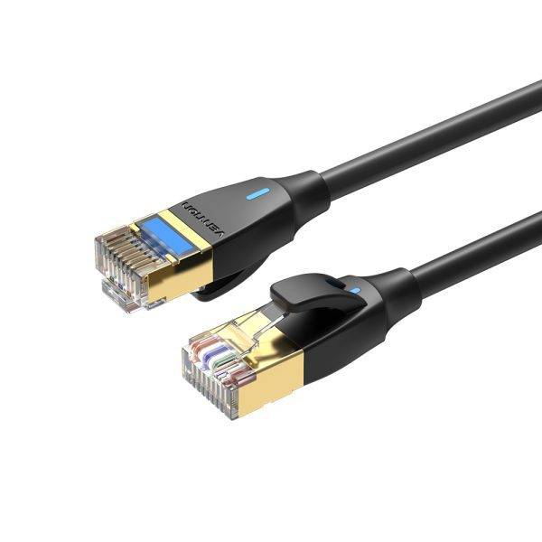 Vention NETWORK Cable CAT8 SFTP Slim 5.0m Black IKIBJ
