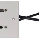 AV:Link WALL PLATE USB-C/HDMI 8K 122.387UK