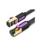 Vention NETWORK Cable CAT7 Flat 15.0m Black ICABN
