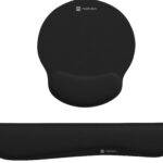 Natec Mousepad & Wrist Rest 2in1 Ergonomic Foam Padding CHIPMUNK2-IN-1 Black