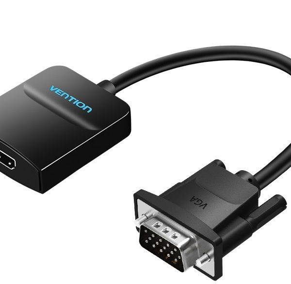 Vention Converter VGA+Audio to HDMI & USB Power 0.5m ACNBD