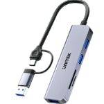 Unitek USB-C Hub 3xUSBA SD/Micro SD Card Reader H1320A