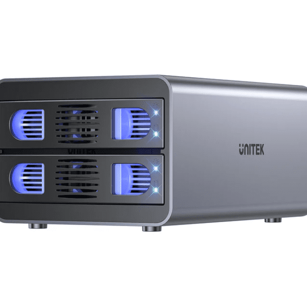 Unitek USB-C 2-Bay External SATA HDD Enclosure with RAID S1308C
