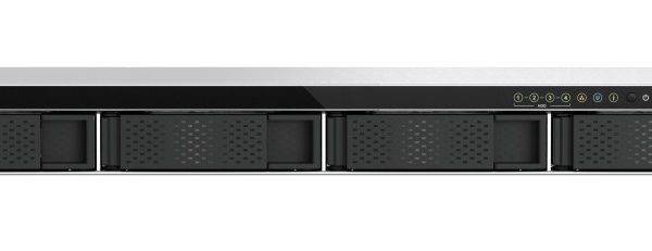 QNAP NAS 4-Bay Rackmount Short-Depth ARM Quad-Core, 4GB RAM, Dual 2.5GbE Ports & USB 3.2 TS-433eU