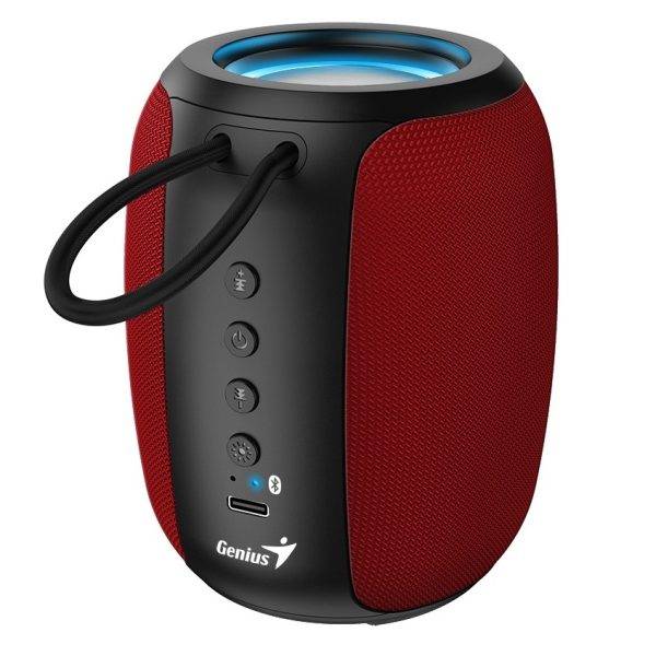Genius Mobile Speaker Portable BT 5W SP-915BT Red