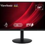 Viewsonic Monitor VG 24'' Full-HD VA 100Hz Ergonomic/Pivot/USB-C/PD/Speakers VG2409-MHDU-2