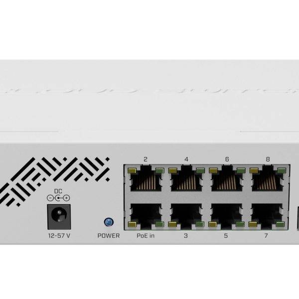 MikroTik Switch Gigabit Ethernet Managed 8-Port + 2SFP+ SwOS CSS610-8G-2S+IN