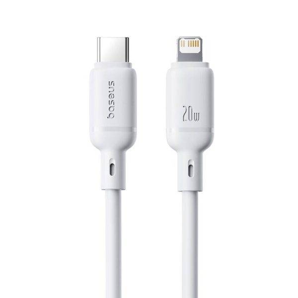 Baseus Cable Lightning to USB-C Silky Series 2.0m White