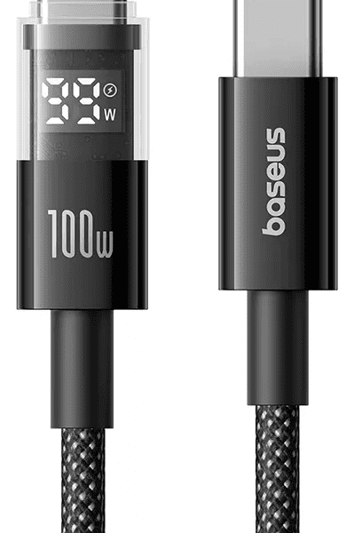 Baseus Cable USB-C to USB-C Display 2 Series Braided 100W 2.0m Black