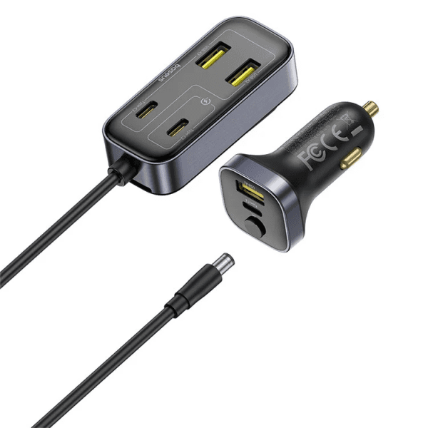Baseus Car Charger 110W 3U+3C BackseatPal L1 Black
