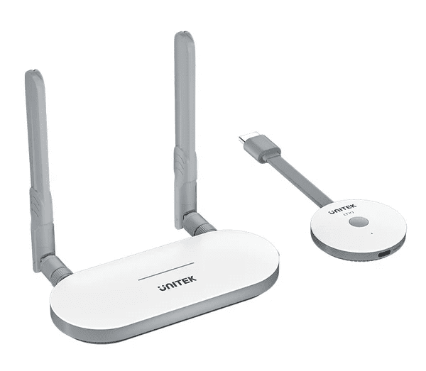 Unitek Wireless HDMI Transmitter & Receiver Kit Up to 50M White V1183A