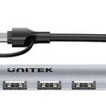 Unitek USB-A Hub 7-Port USB2.0 with 0.15m cable H1209A