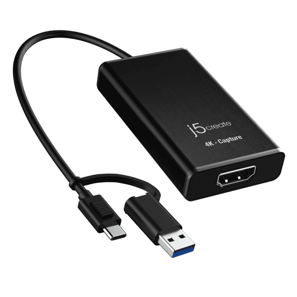 j5create Capture Card HDMI to USB-C/A 2K Windows/Android JVA11