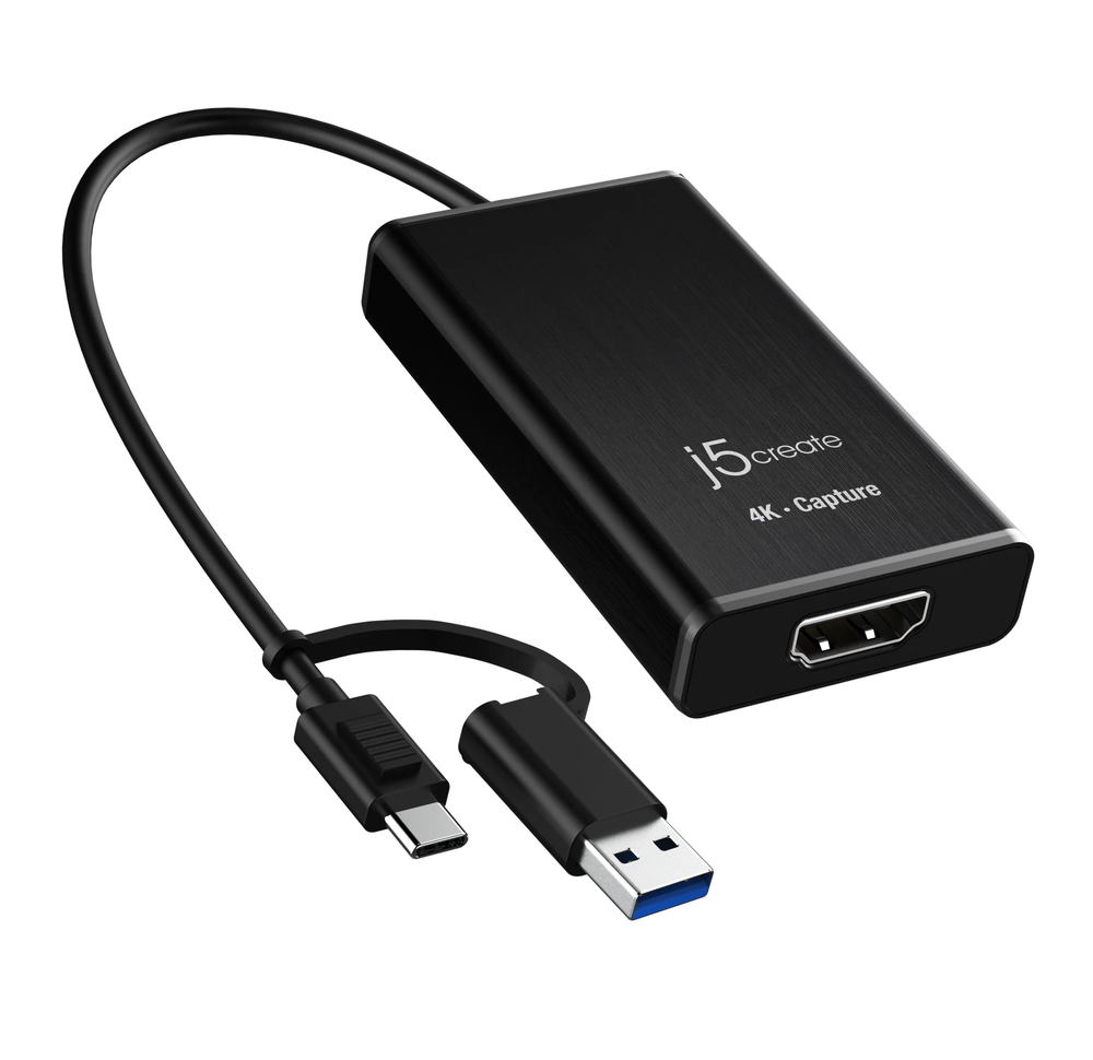 1_1744271600 j5create Capture Card HDMI to USB-C/A 2K Windows/Android JVA11 - Image 1