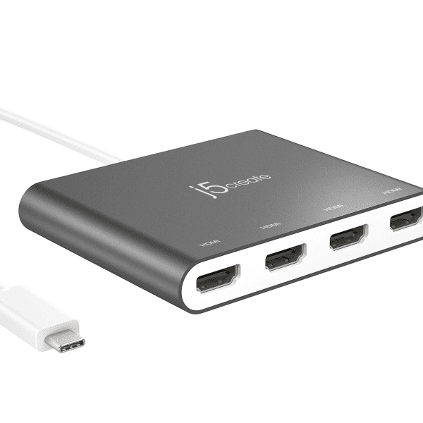 j5create Converter USB-C to 4-Port HDMI Multi-Monitor JCA366