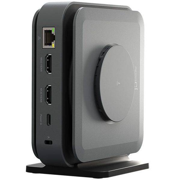 j5create Dock USB-C Dual Display 4K MST MacBookM3 HDMI/RJ45/SD/USB/PD + Wireless Charger + 140W PSU UK JCD3199P