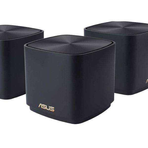 ASUS MESH ZenWiFi AX1800 Wi-Fi 6 Dual Band Gigabit XD4 Plus 3 Pack Black