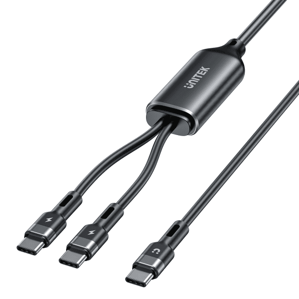 Unitek USB-C Cable PD100W 2-in-1 Dual Charging C14146ABK01-1.8M