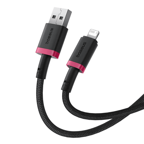 Baseus Cable Lightning to USB-A Dura Series Braided 1.0m Black-Red