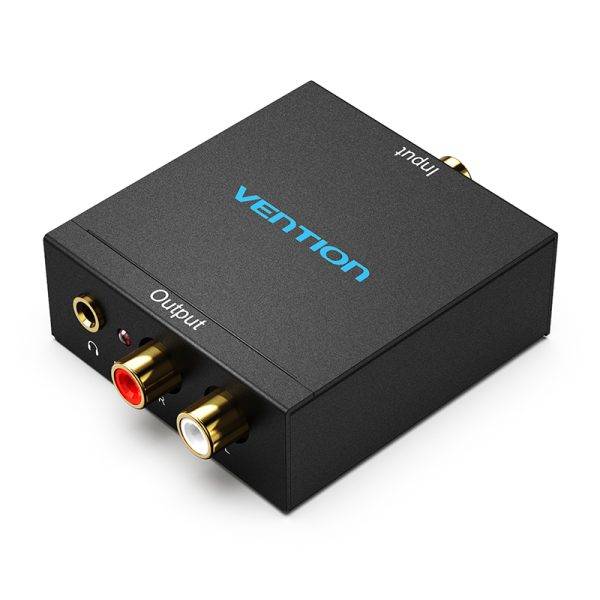 Vention AUDIO CONVERTER Optical/Coaxial Digital to 2RCA Analog BDFB0
