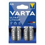 Varta Lithium AA Batteries 4pcs 2900mah Ultra