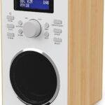 Majority BARTON FM/DAB Radio with Dual Alarm & LED Display (Oak)