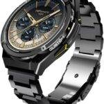 HiFuture Adventure GPS SmartWatch ACTIVE Black/Yellow with Stainless Steel + Silicone Bands