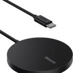 Baseus Charger Desktop Wireless 15W Magnetic Simple Mini3 Black
