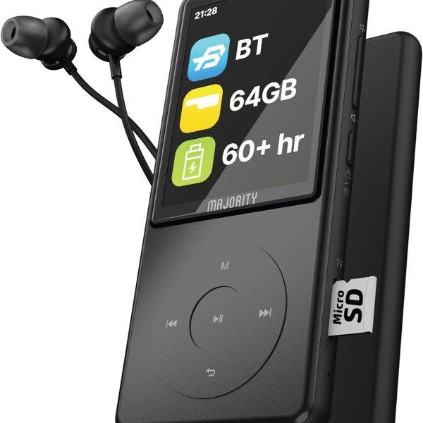 Majority Portable MP3 Player PRO 64GB BT MP3 Black
