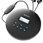 Majority Oakcastle CD100 Portable & USB-C Rechargeable CD Player with Bluetooth incl Free Earphones