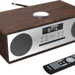Majority OAKINGTON (Walnut) Mini HiFi System 120W with CD Player, Bluetooth, FM Radio, USB Play & Phone Charging