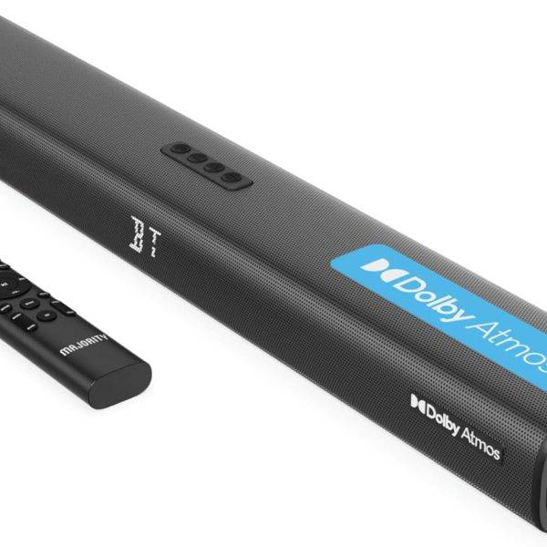 Majority ELIAS Soundbar Dolby Atmos 160W 2.0.2 Dual Upfiring Speakers BT-HDMI