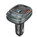 Vention Car FM Transmitter, USB Music Player & Charger 3xUSB 30W/18W/5W FFLB0