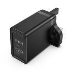 Vention Charger Wall 18W 2xUSBA Black FBAB0-UK - Image 2