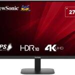 Viewsonic Monitor VA 27'' 4K UHD IPS HDR10 with Dual HDMI & DisplayPort VA2708-4K-HD
