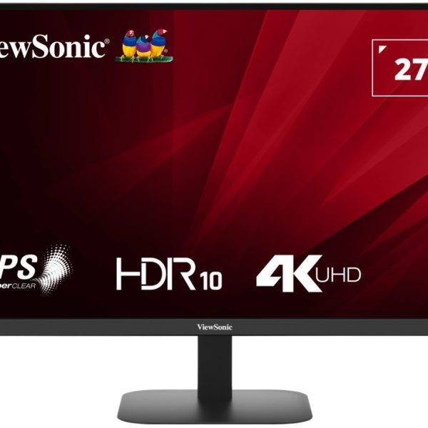 Viewsonic Monitor VA 27'' 4K UHD IPS HDR10 with Dual HDMI & DisplayPort VA2708-4K-HD