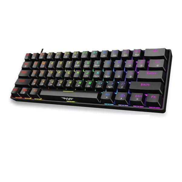 Armaggeddon MKA-1C NEX Black Mechanical Gaming Keyboard 61 Clicky (Blue) Keys
