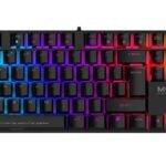 Armaggeddon MKA-7C Black Mechanical Gaming Keyboard 104 Keys Linear Red