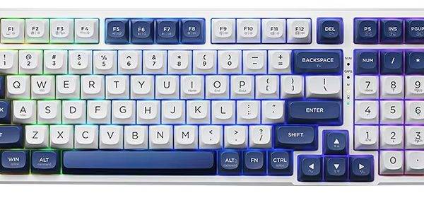 Thunderobot K98 GASKET Mechanical Keyboard Trimode 2.4GHz-BT-USBC 99 Red Switch Keys