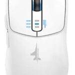 Armaggeddon Gaming Mouse Wired+2.4G+BT Rechargeable 500mAh 5B MIRAGE-V White