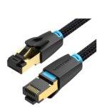 Vention NETWORK Cable CAT8 SFTP Braided 5.0m Black IKGBJ