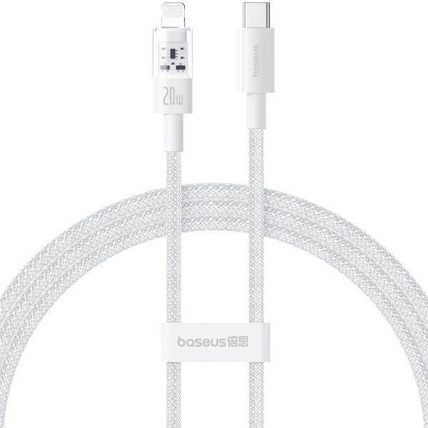Baseus Cable Lightning to USB-C Gem Series 1.0m 20W White