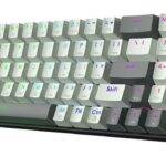 Thunderobot K78R White Gaming Mechanical Keyboard 78 Red Switch Keys