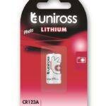 Uniross Lithium CR123A 3V Battery (1pc)