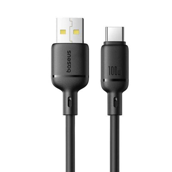 Baseus Cable USB-C to USB-A Silky Series 1.0m 100W Black