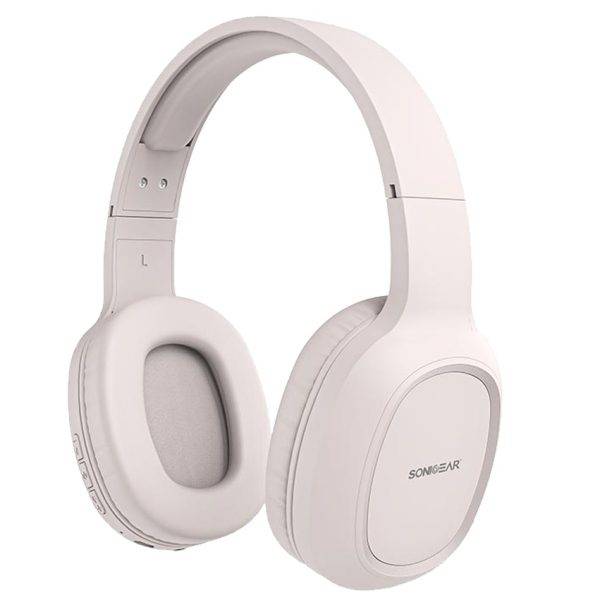 SonicGear Headphones Bluetooth AIRPHONE 3 Type-C Sand Grey