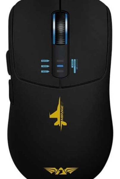 Armaggeddon Gaming Mouse Wired+2.4G+BT Rechargeable 500mAh 5B MIRAGE-V Black